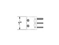 200 Degree Celsius (ºC) Temperature Rating Height Miniature Jack Connectors