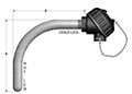 Angle Thermocouples with Metal-Alloy Protection Tubes