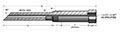 Straight-Shank, Gas Sampling Threaded Thermowells