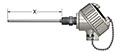 Hazardous Location Flame-Proof-Certified, Fixed-Element Thermocouple Assemblies